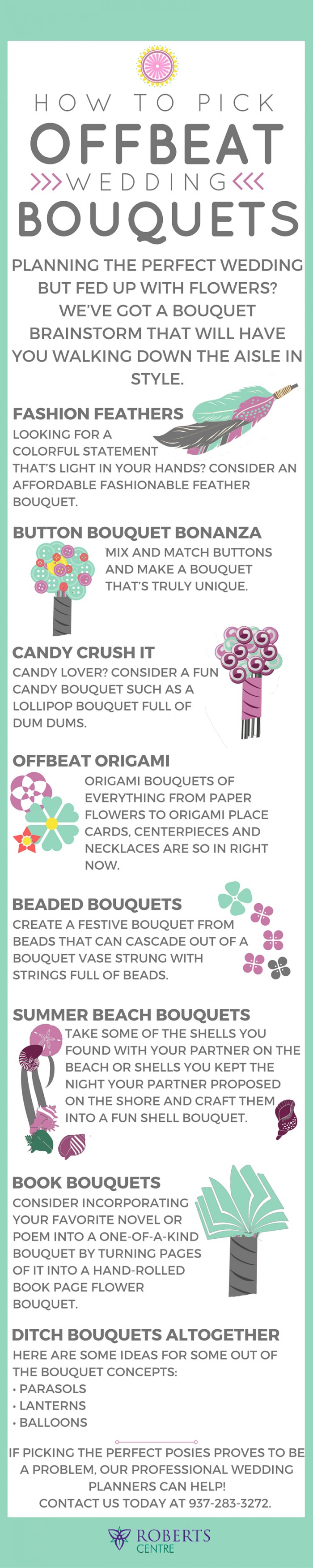 offbeat wedding bouquets