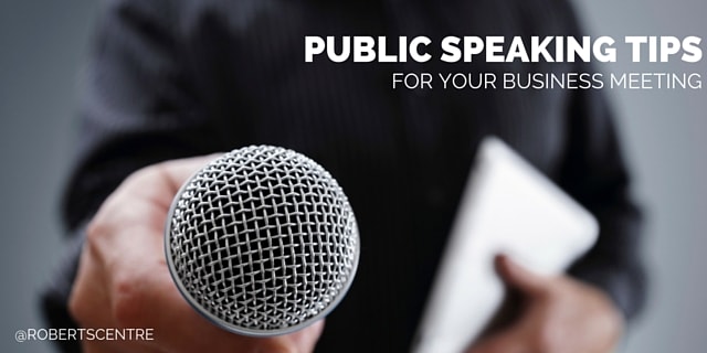 public speaking tips