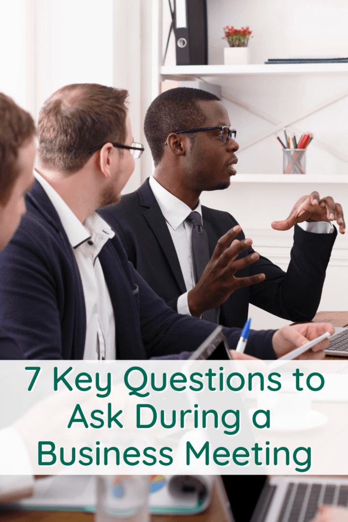 Business Meeting questions and tips