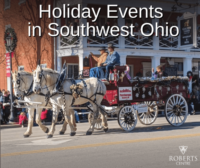 Holiday events involving a carriage ride